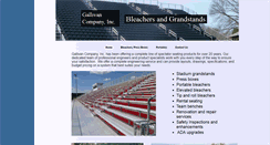Desktop Screenshot of gallivanbleachers.com